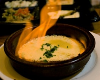 Saganaki la cuptor